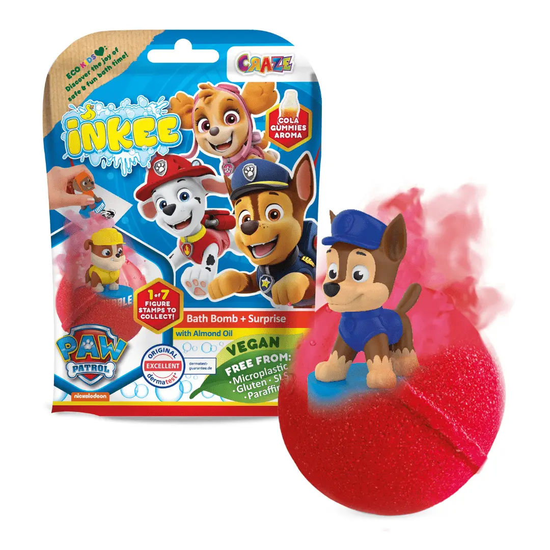CRAZE INKEE šumivá bomba Tlaková patrola hračky do vody pro děti vodní hračky slizy děti vana koupání barevné šumivé bomby